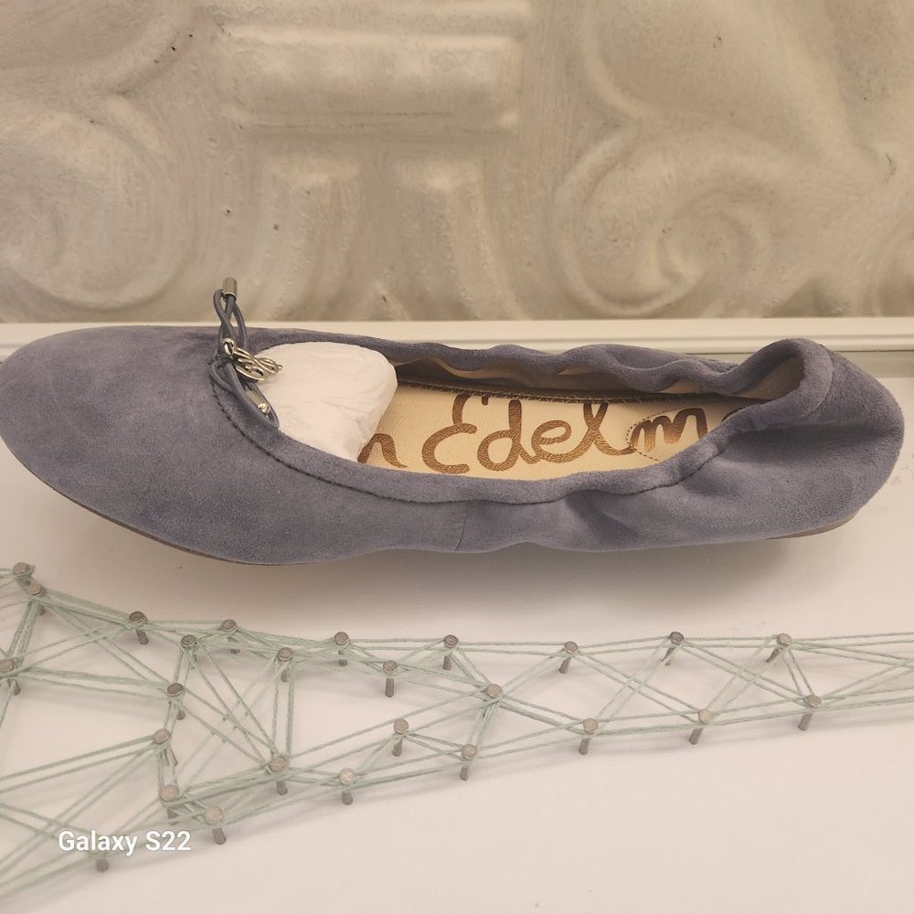 Sam Edelman "Felicia" Leather Purple Flats. NWT. Size 7 and 9 - Picture 3 of 9